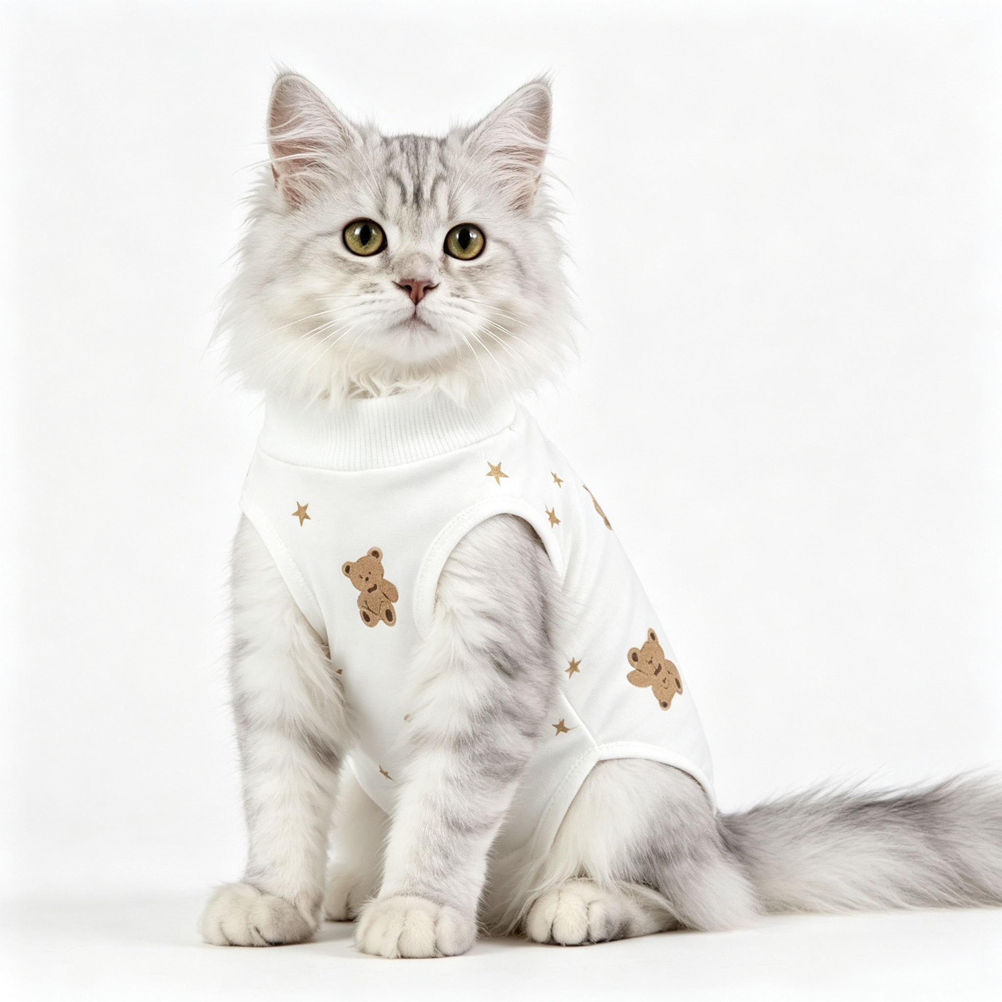 Coppthinktu Cat Recovery Suit Female Cat Onesie After Surgery Anti Licking