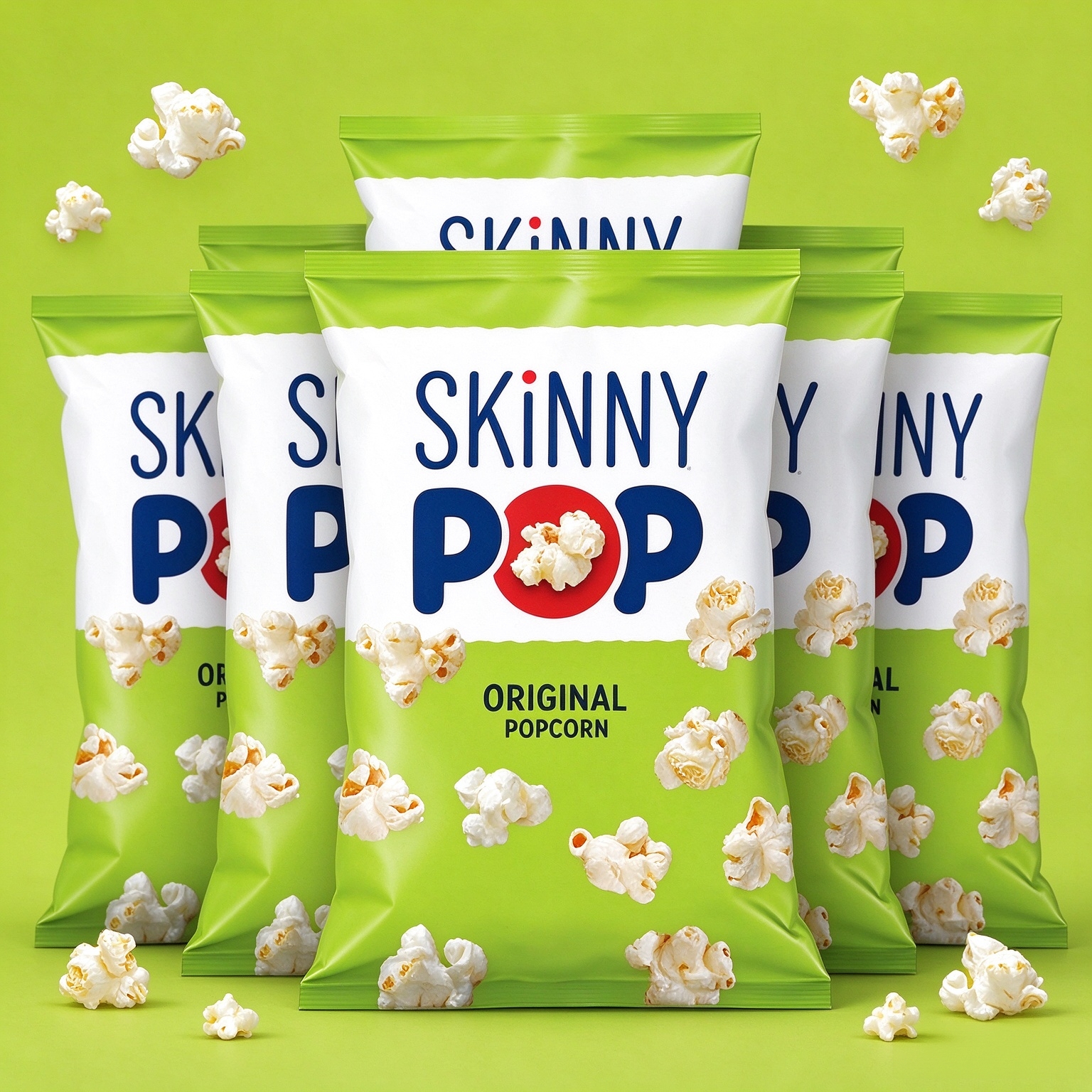 SKINNYPOP Original, Gluten Free Popcorn Bags, .65 oz (6 Count)