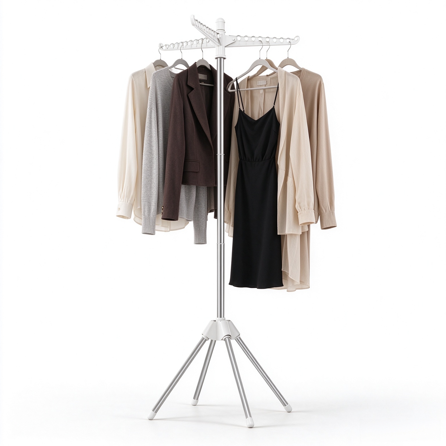 SONGMICS Clothes Drying Rack, 61.6-Inch Drying Rack, 3 Rotatable Arms