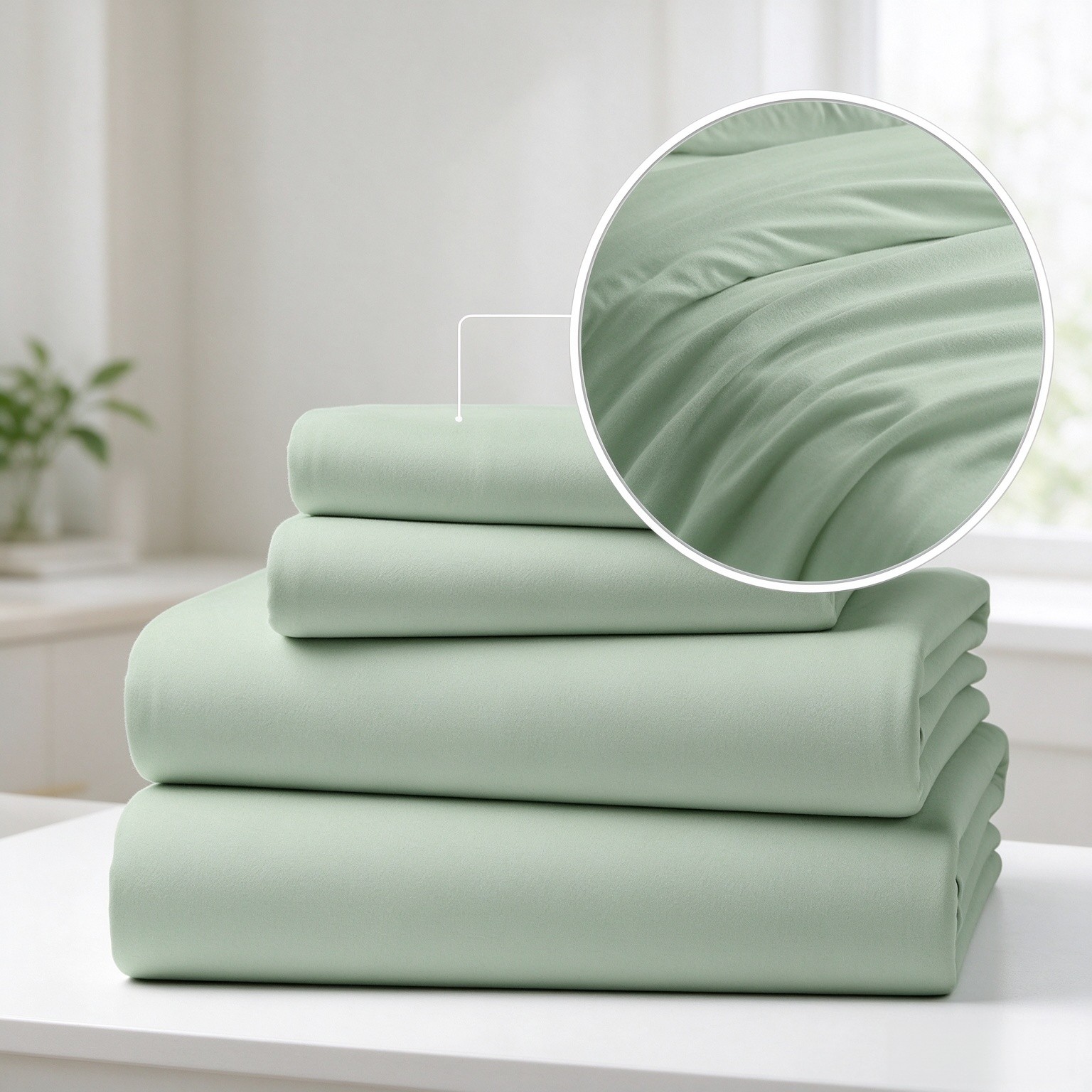 Mellanni Cotton Flannel Sheet Set