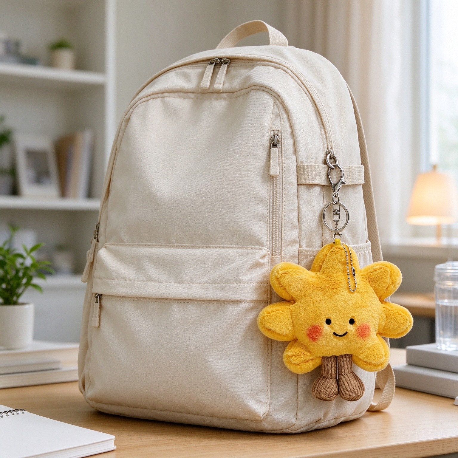 Cute Plush Keychains,Soft Backpack/Purses/Bag Charms(5.5'' * 7.8'')
