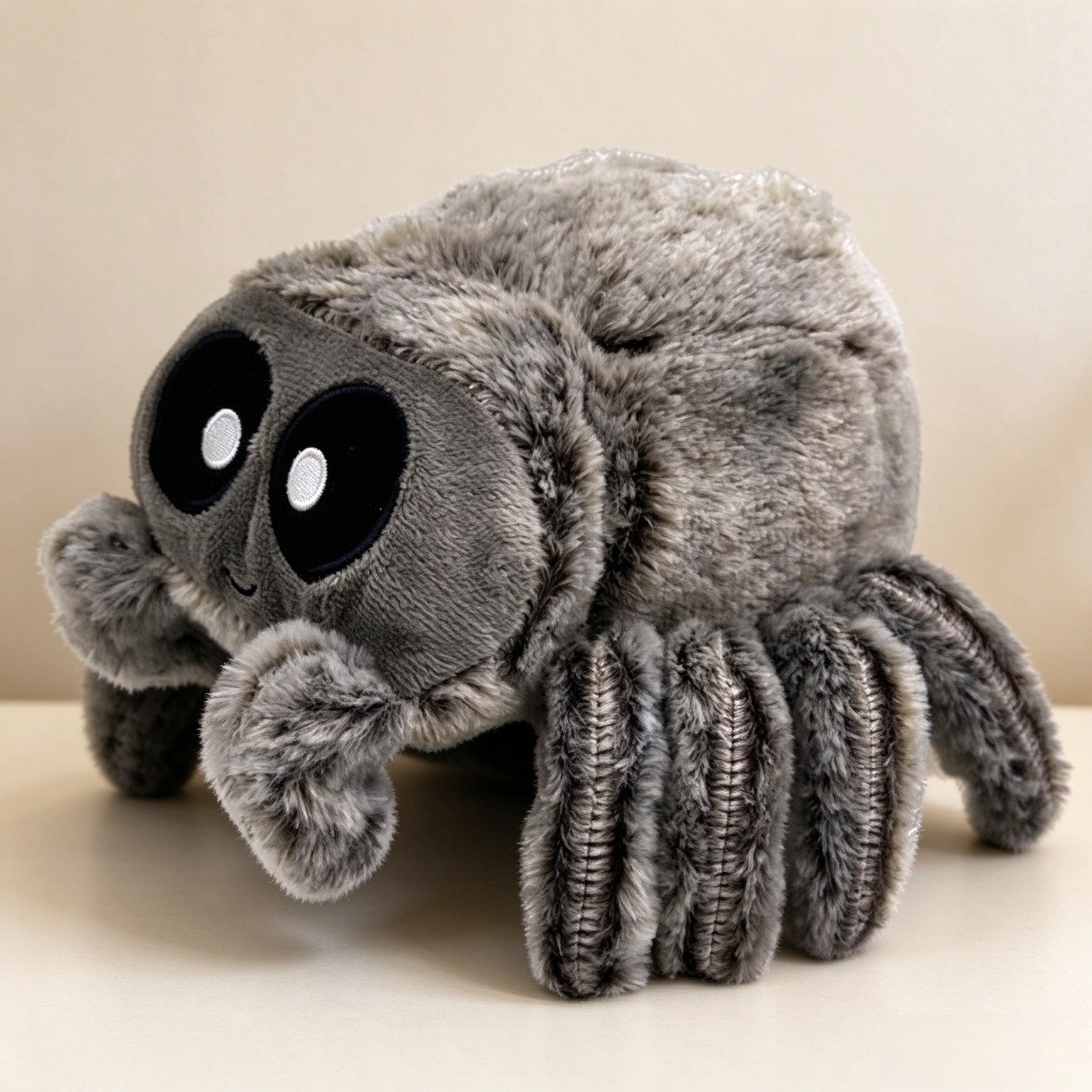 Gleec New Spider Plush Doll - Cute stuffed animal toy for Children, perfect as a for Halloween and Christmas, Brown
