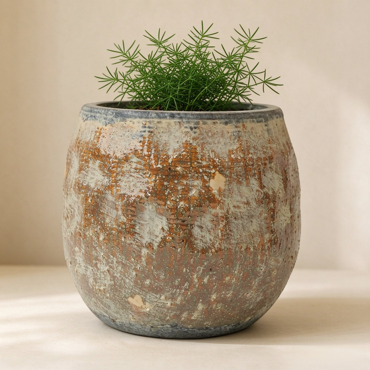Vintage Terracotta Planter, Ceramic, Indoor/Outdoor, Succulent, Cactus, Orchid
