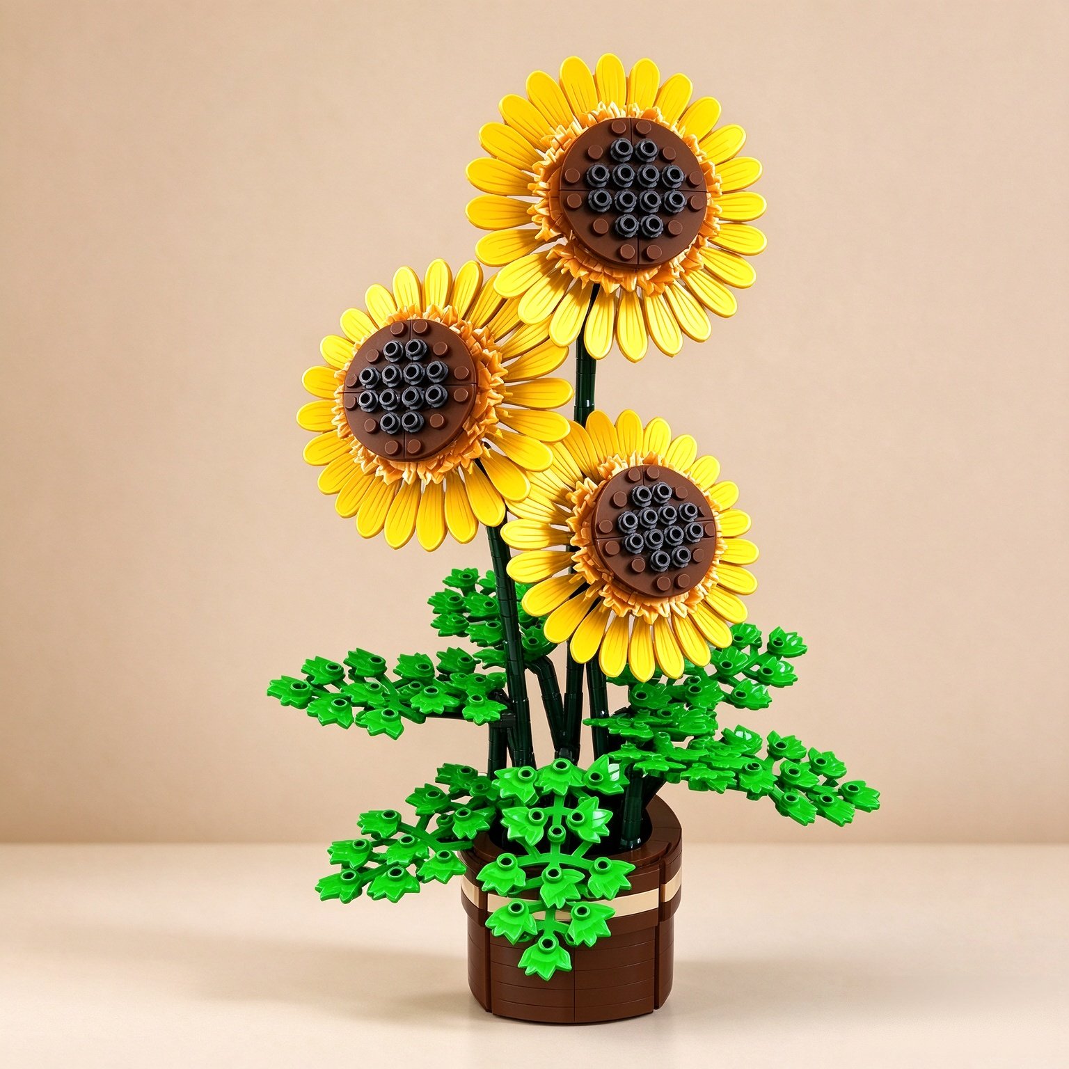 Sunflower Building Set Flowers with Vase, Botanical Collection Kit for Adults - 739PCS Sunflowers Bouquet, Birthday Day Sunflower Gifts for Adults Women