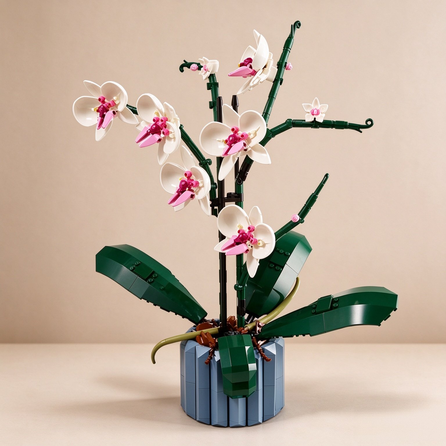 LEGO Botanicals Orchid - Artificial, Fake Indoor Flowers Building Set for Home, Kitchen, Desk Decoration, Adults Ages 18+ - Gift for Birthdays - 10311