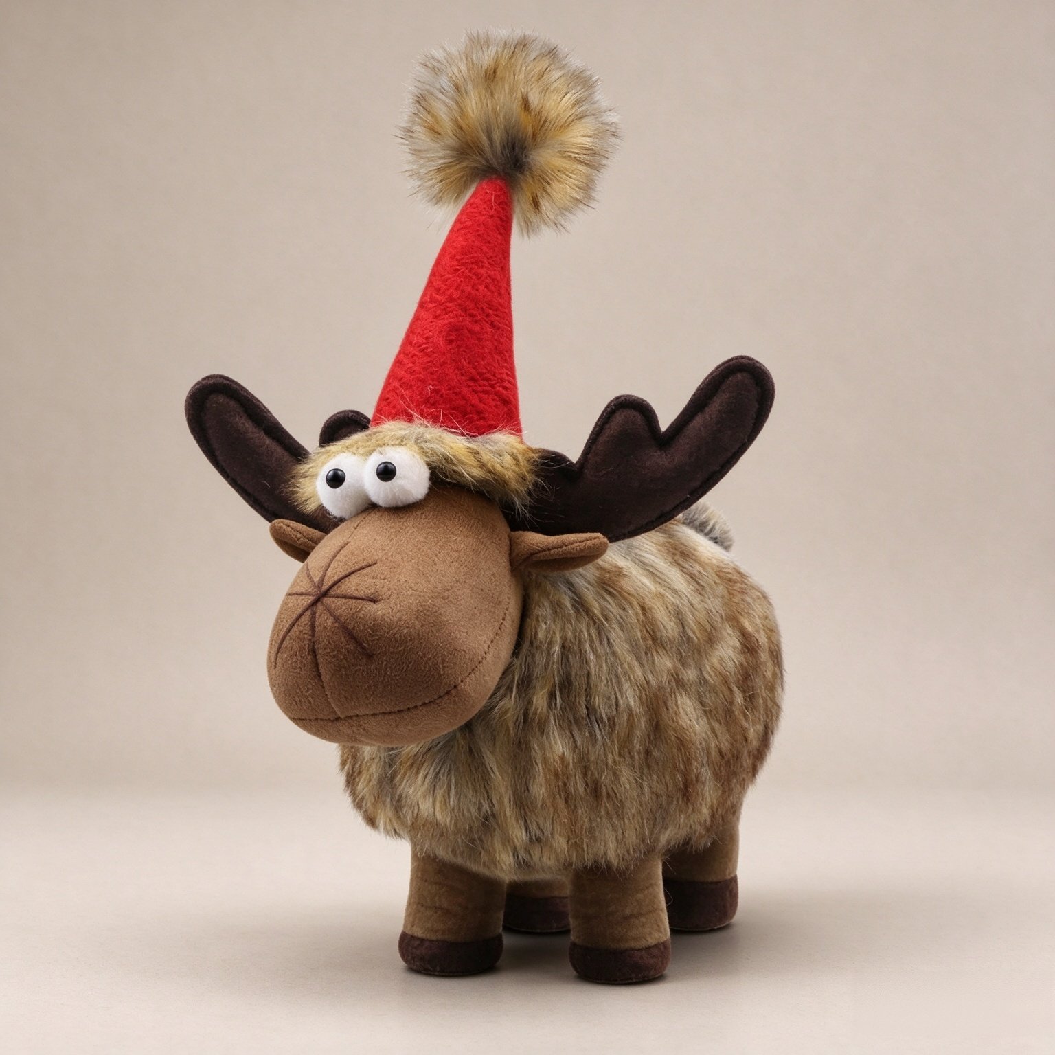 Christmas Deer Xmas Reindeer Decoration,Handmade Swedish Santa Elk Figurines Tomte Xmas Indoor Decorations for Home Farmhouse Tabletop Fireplace Holiday Supply 26cm
