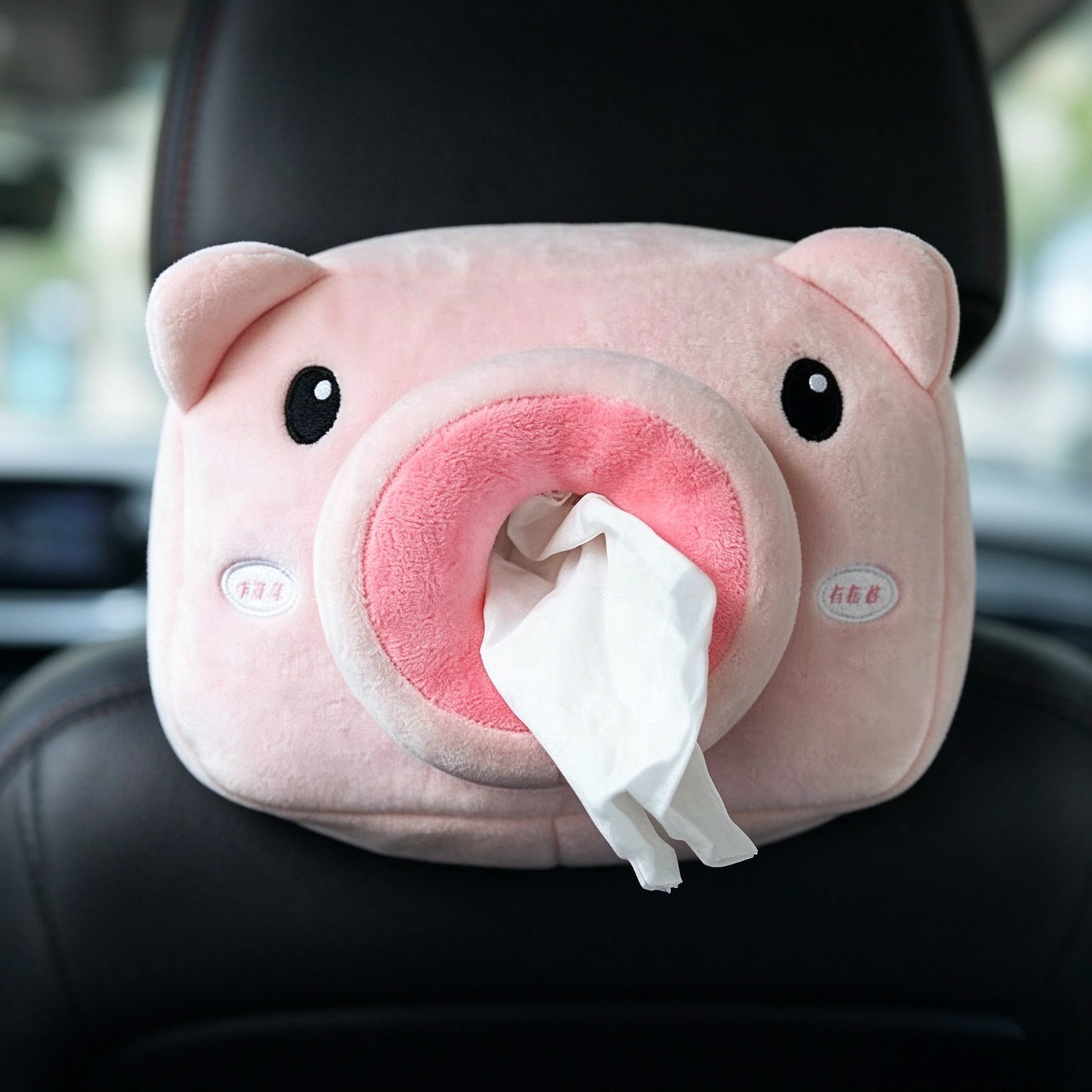 Soft Creative Paper Package Case Animals Car Seat Car Styling Accessories Car Tissue Box Napkin Holder Car Paper Boxes Paper Napkin Case(A)